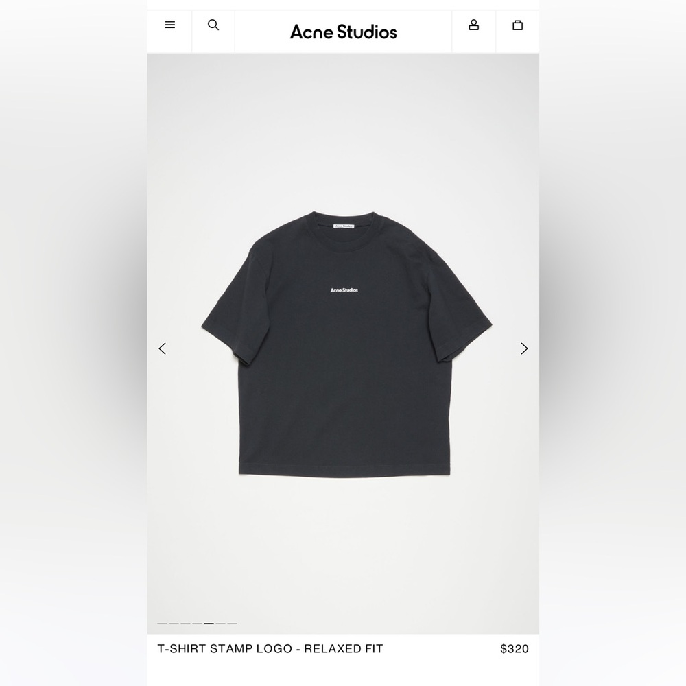 Acne Studios Black T-Shirt